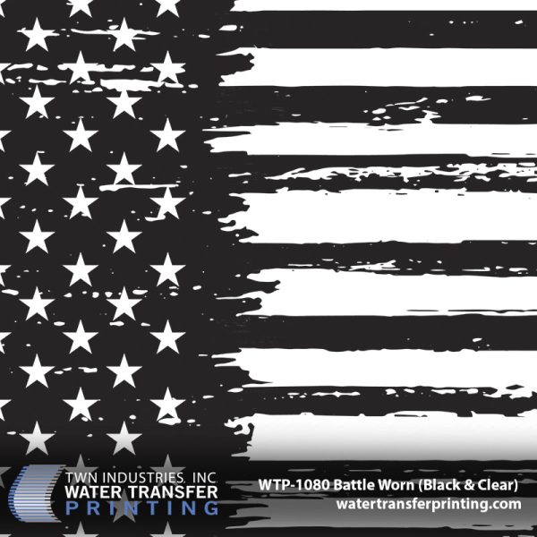 WTP-1080 Battle Worn Black and Clear White Base