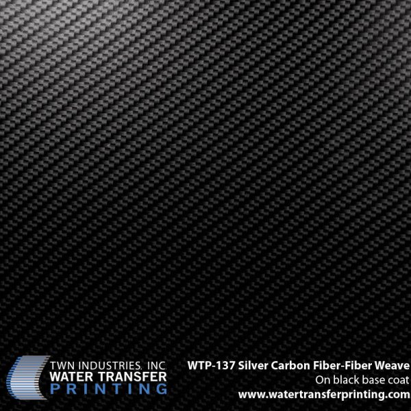 WTP-137 Silver Carbon Fiber-Fiber Weave