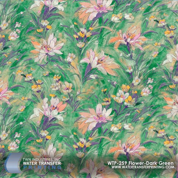 WTP-259 Flower - Dark Green