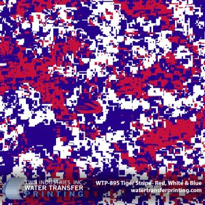 WTP-895 Tiger Stripe - Red, White, Blue