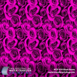 WTP-954 Black Roses - Pink